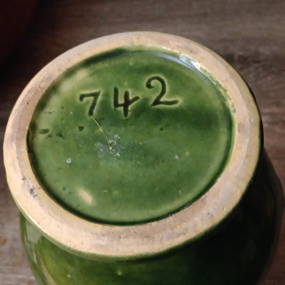 Vintage Brush Pottery Lava Vase - Picture 6 of 6
